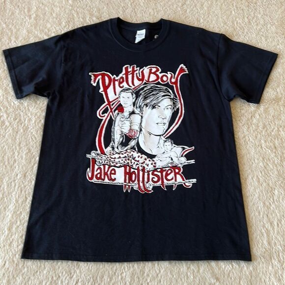 Pretty Boy Jake Hollister short sleeve shirt black size large - Picture 4 of 16